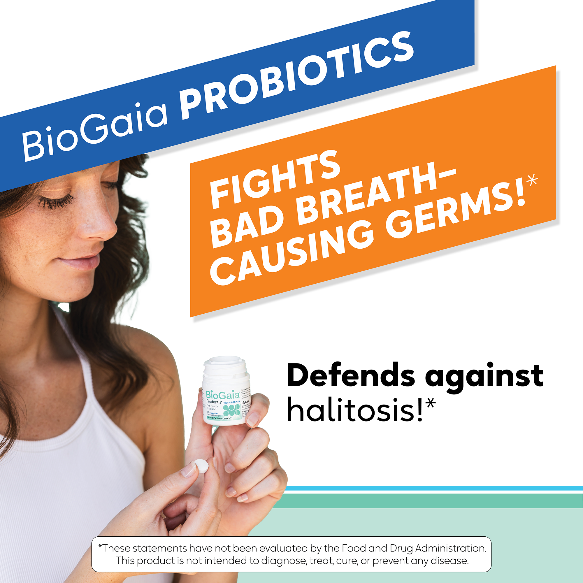 BioGaia Prodentis® Fresh Breath - Probiotic Lozenges w/ Zinc