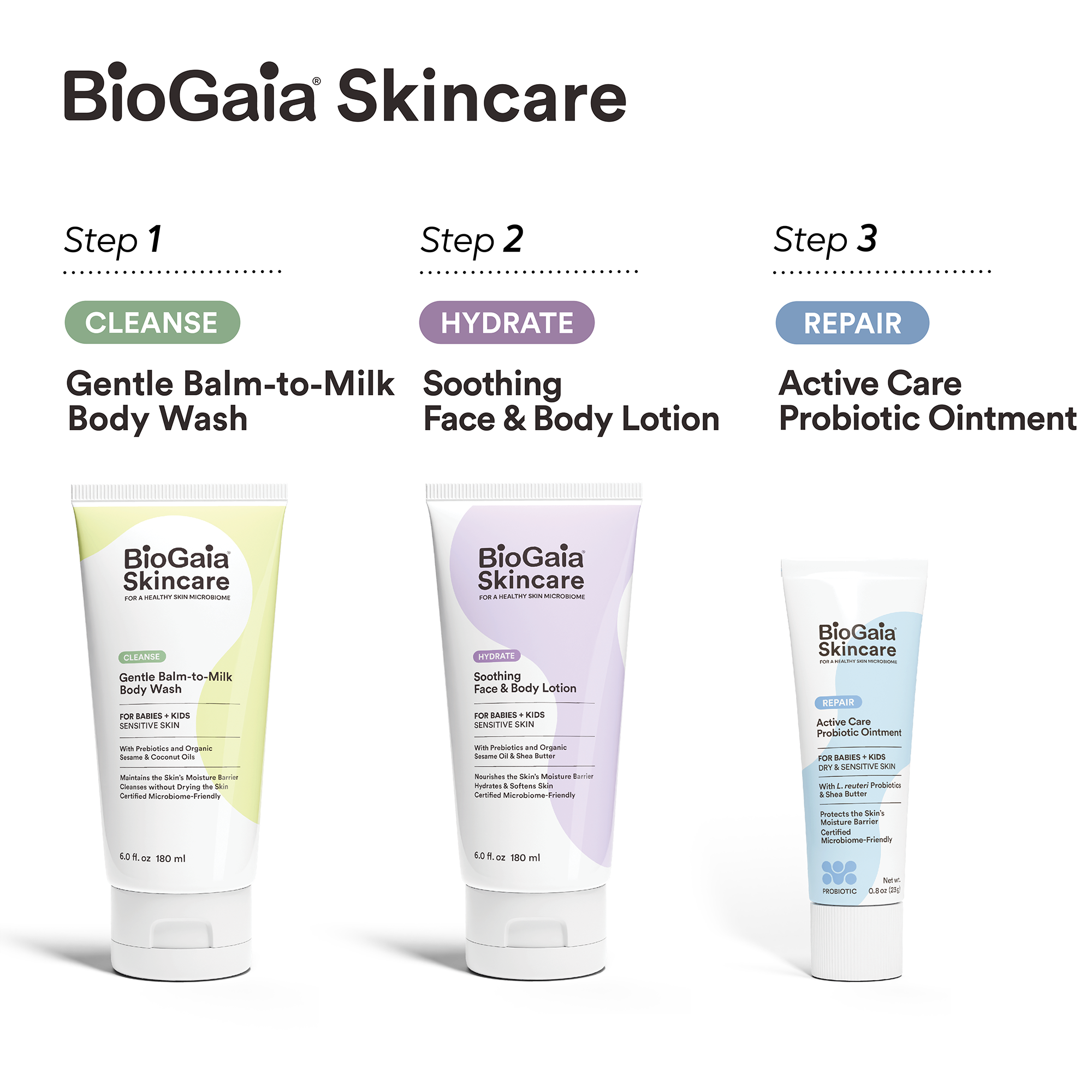 BioGaia Gentle Balm-to-Milk Body Wash